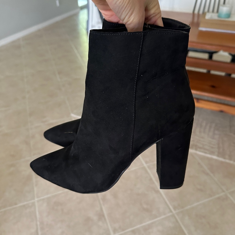 Black Heeled Booties
